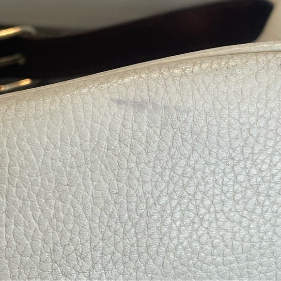 Doony & Bourke Cream and Brown Hobo Bag  shoulder purse. Pre-owned. Has wear. - Picture 15 of 15